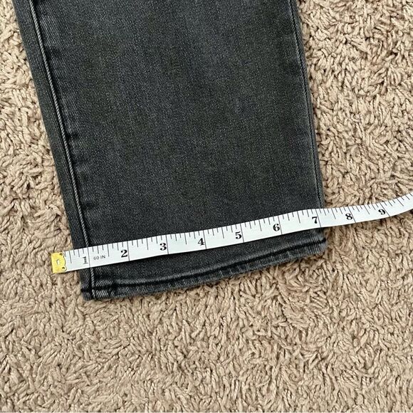 Sam Edelman Black Distressed Straight Leg High Rise Denim Jeans SZ 10/30 BNWT - Picture 11 of 16